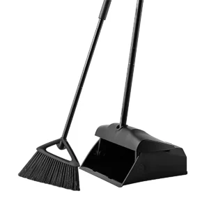 Dust Pan with Broom Long Handle