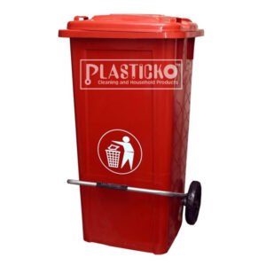 Wheeled Dustbin 240L heavy-duty outdoor garbage bin with lid