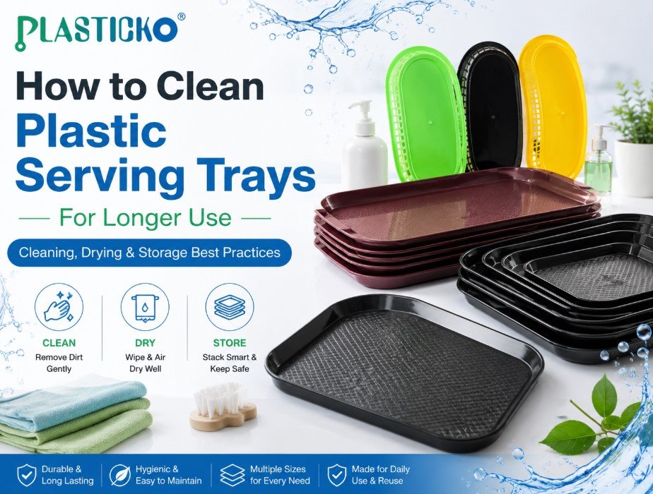 Plastic Serving Lucky Tray